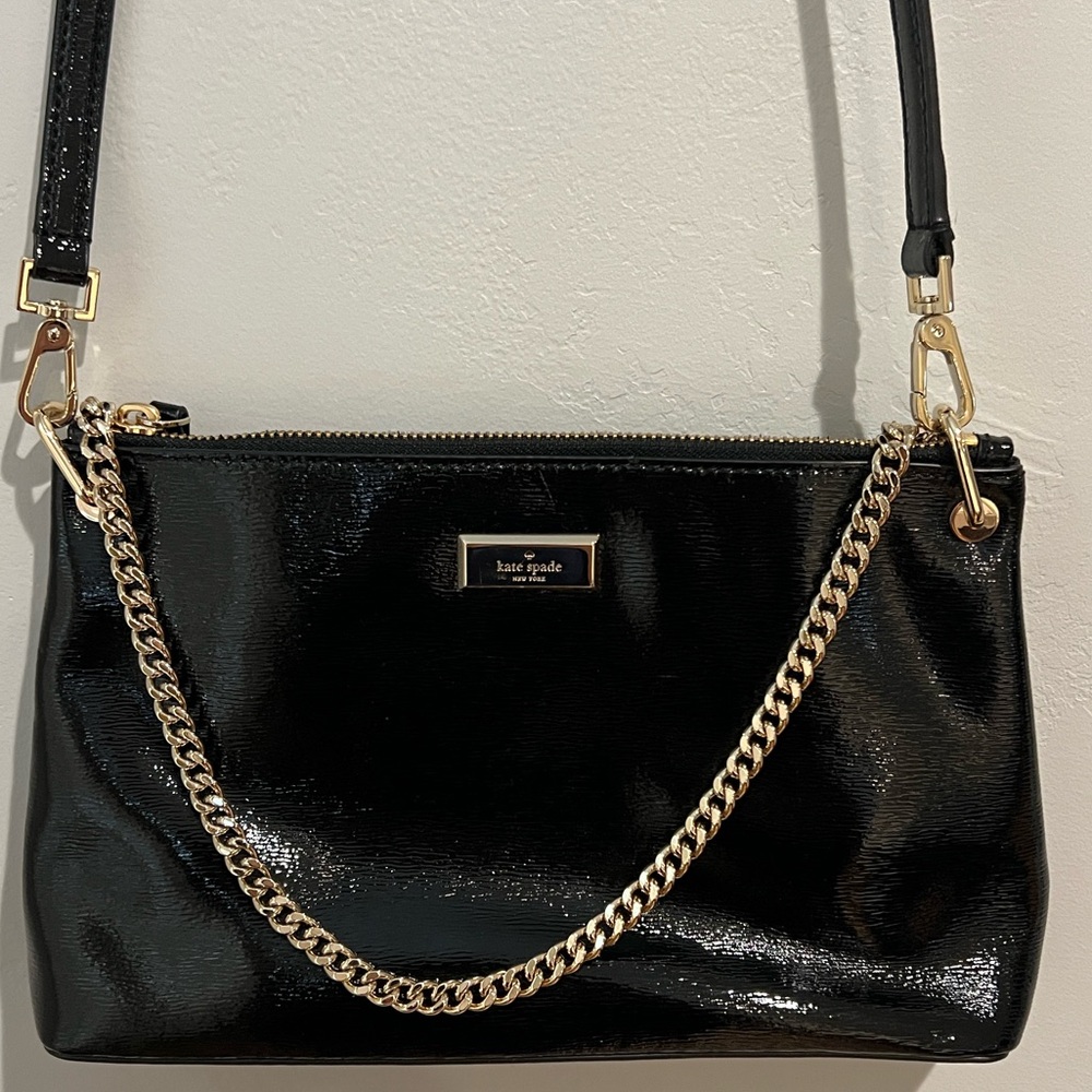 Kate Spade Black convertible shoulder/crossbody bag in Black